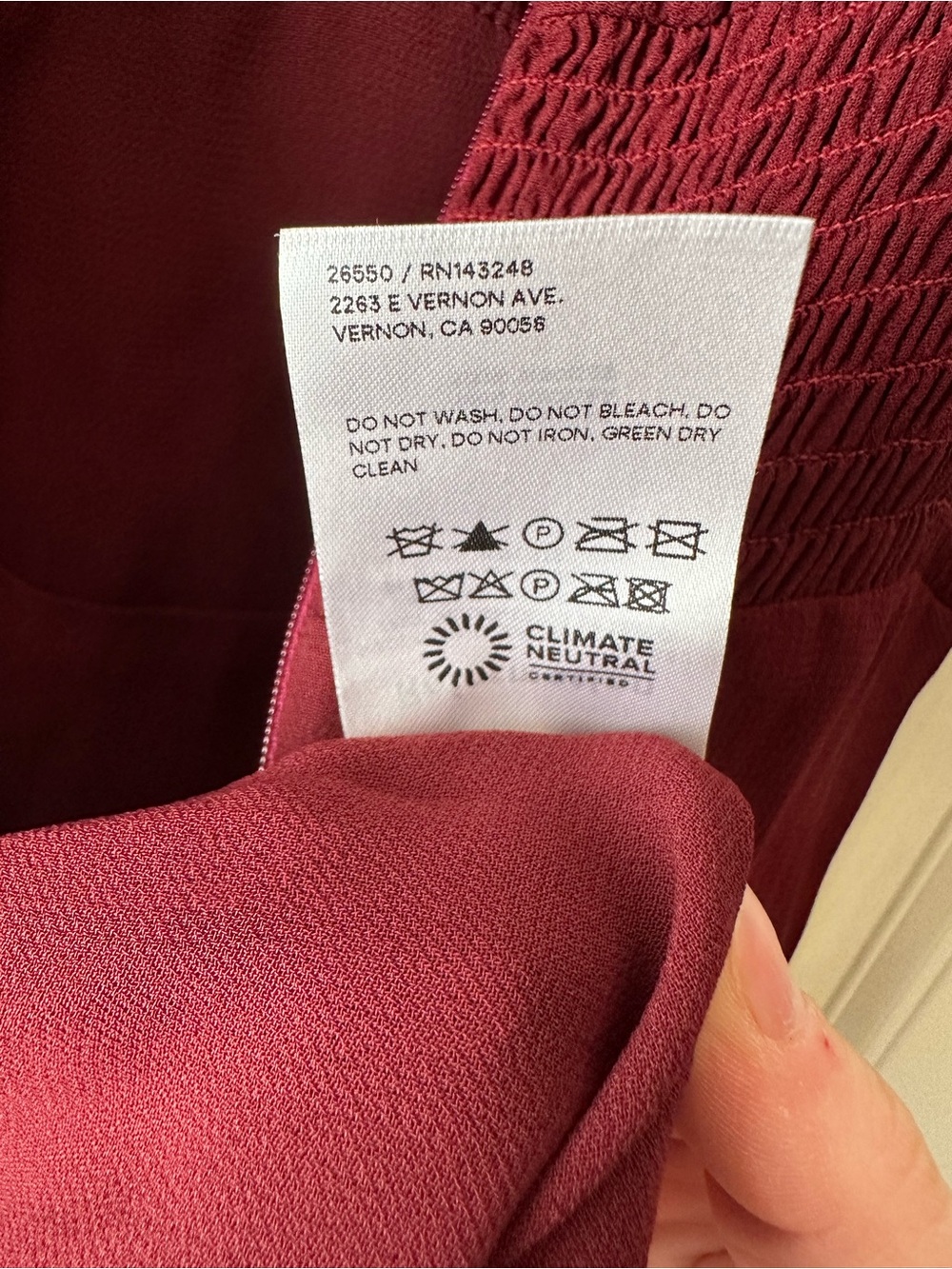 Reformation Burgundy Maroon Strappy Slip Ruffle Maxi Dress size 0 - Picture 11 of 15